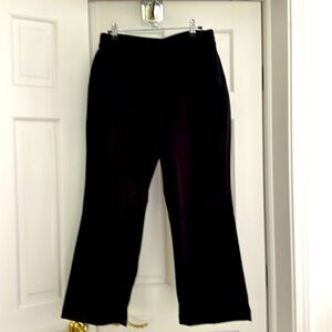 JCrew ponte side zip kick flare crops size 10